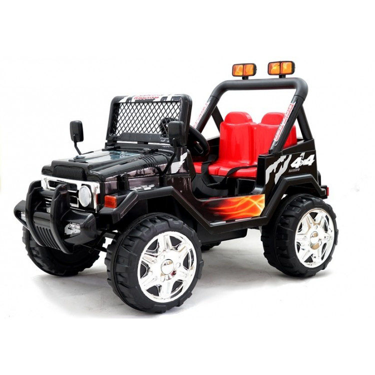 Elektrické autíčko Jeep Raptor - čierne